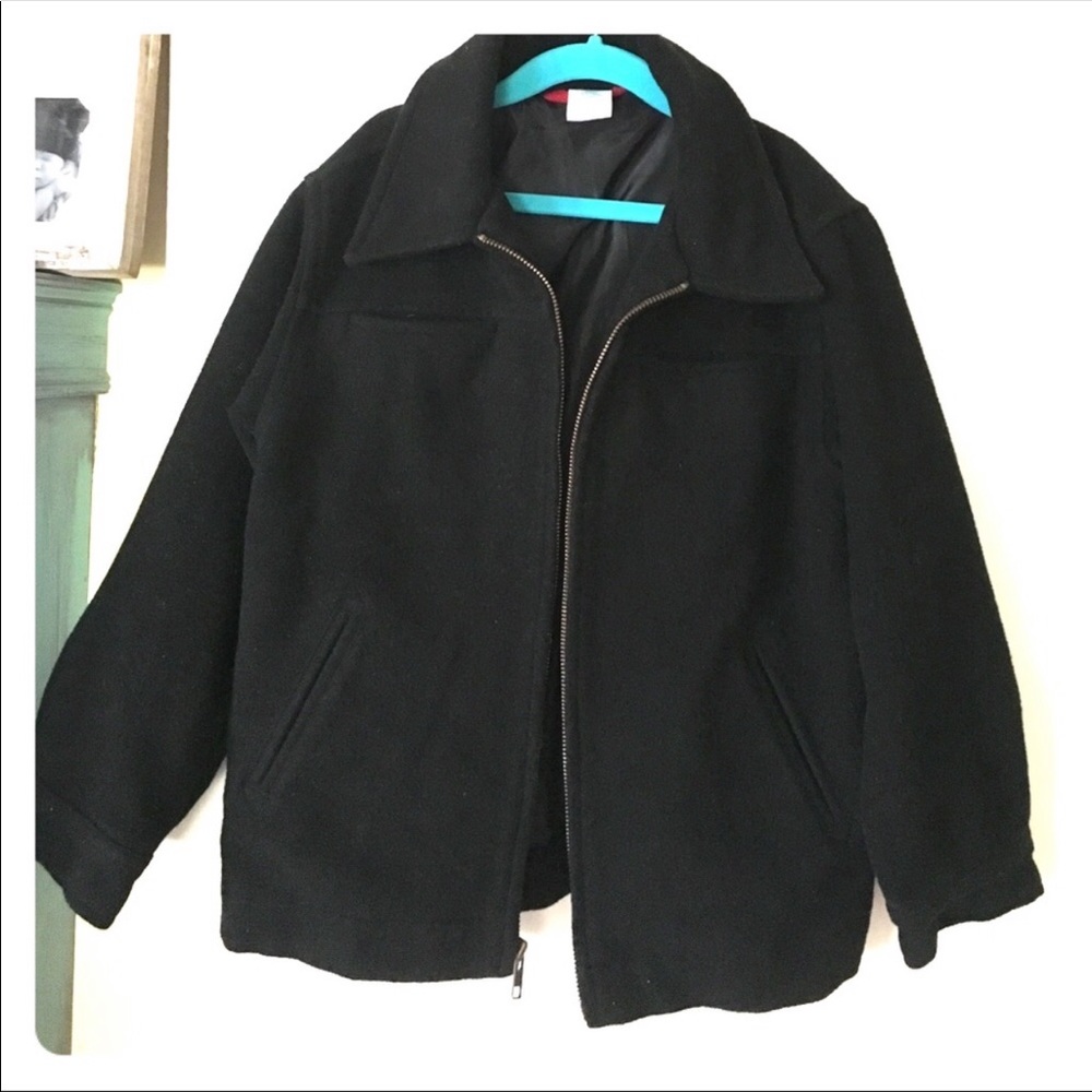 Gymboree boys size 6 black Zip up jacket